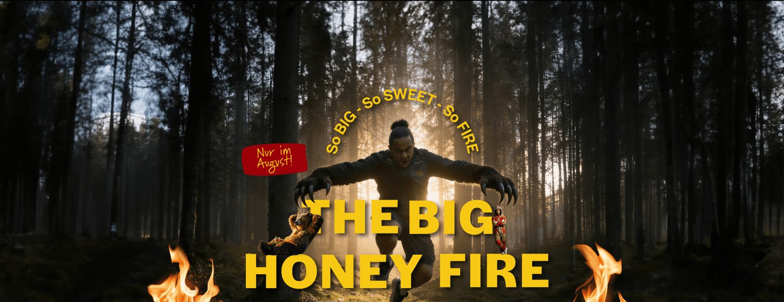 Monatsmotiv August 2026 von tonis EATERY: „The Big Honey Fire“